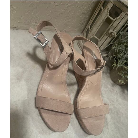 Charles David wedge sandals sz 10 NEW - Picture 2 of 12